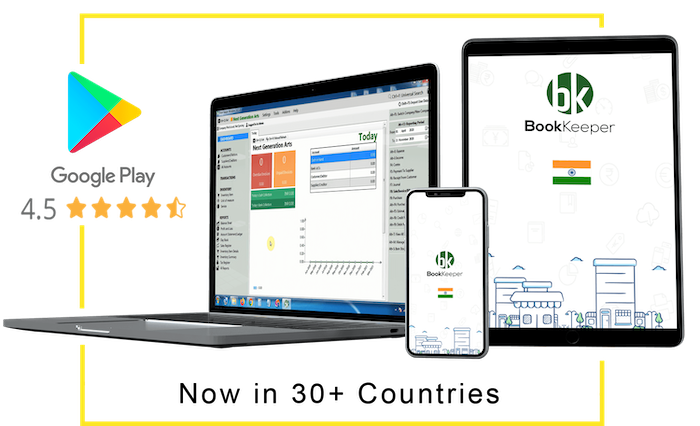 GST-ready accounting app/software for Android, iOS and Windows