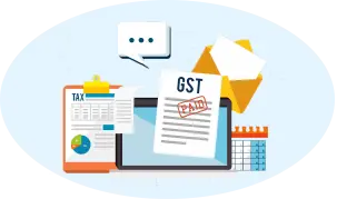 GST tax filing and e-Way bill generation feature